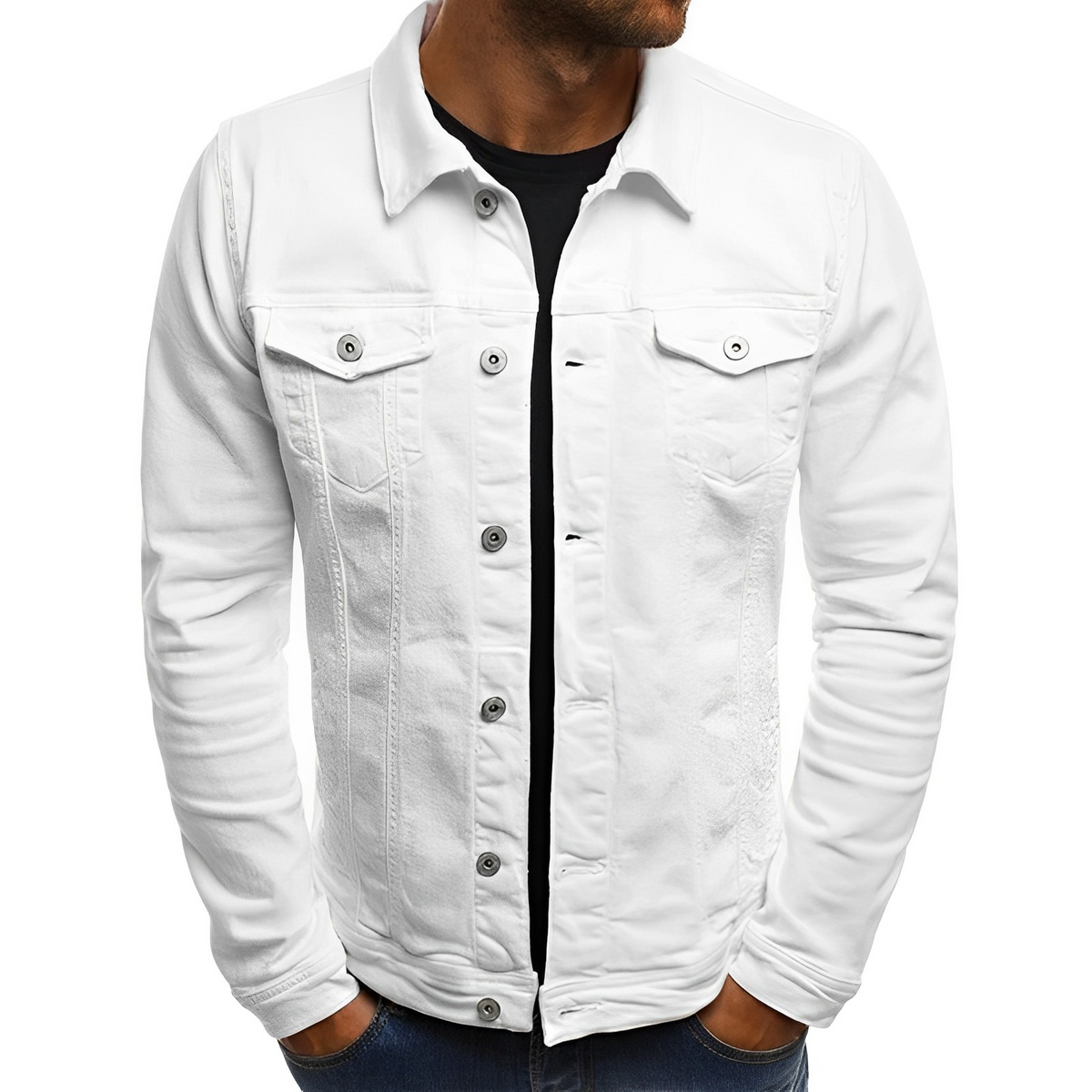 Charly | Men's Classic Denim Jacket – Lightweight Summer Style