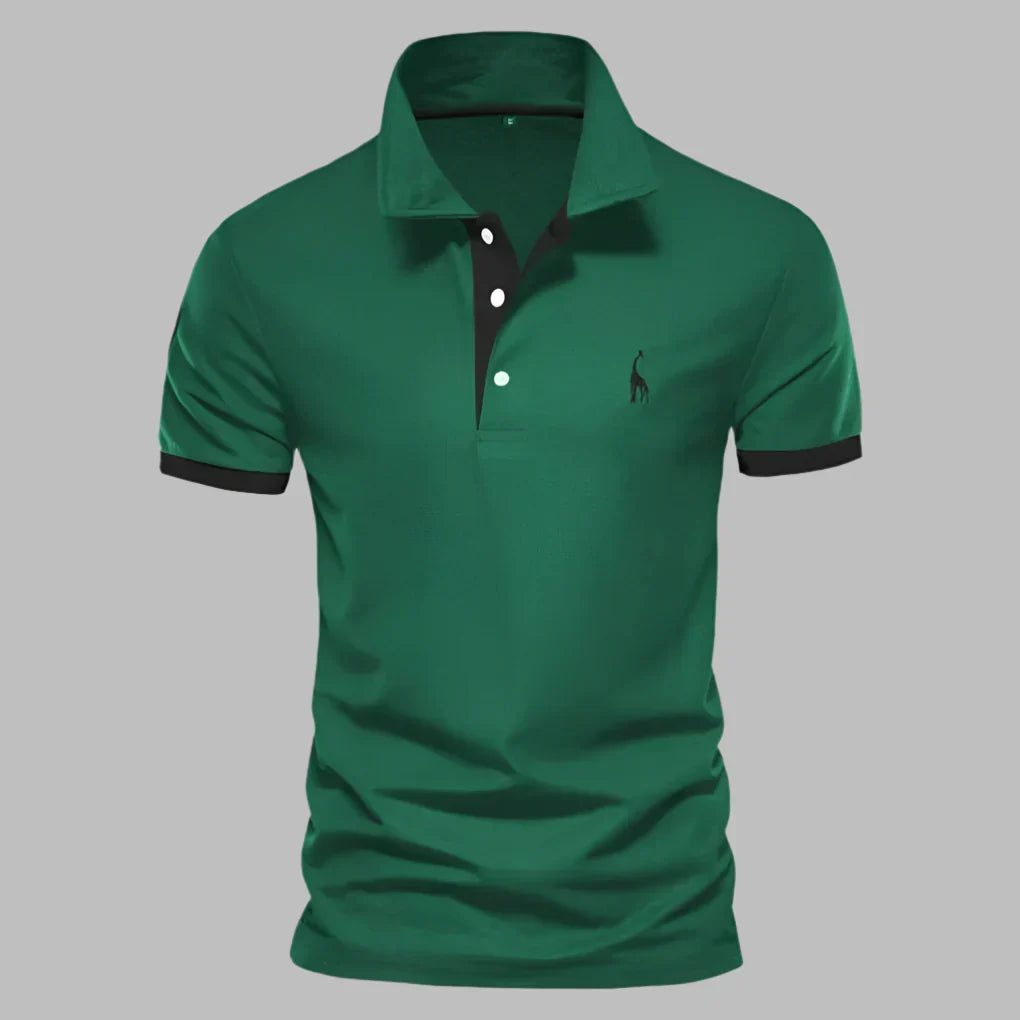 Charly | Men's Contrast Trim Polo Shirt