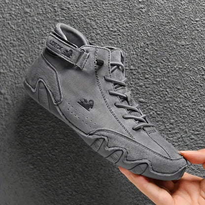 Charly | Men's High-Top Sneakers with Lace-Up Closure