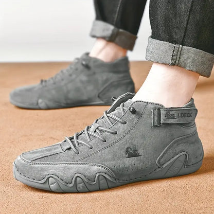 Charly | Men's High-Top Sneakers with Lace-Up Closure