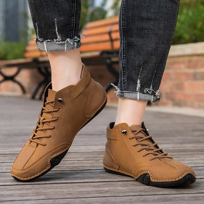 Charly | Men's High-Top Sneakers with Lace-Up Closure