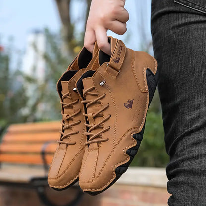 Charly | Men's High-Top Sneakers with Lace-Up Closure