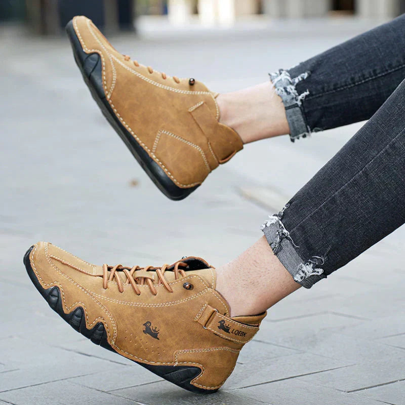 Charly | Men's High-Top Sneakers with Lace-Up Closure