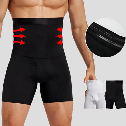 Charly | Men's High-Waisted Compression Shorts with Tummy Control