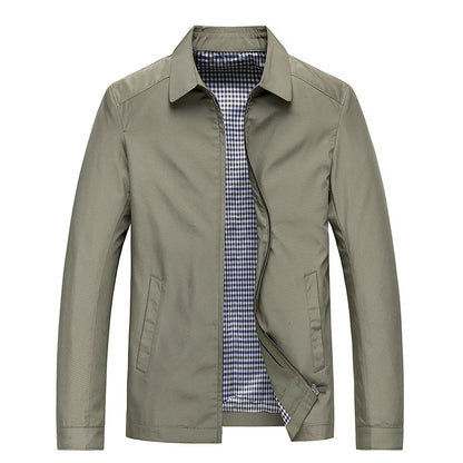 Charly | Men's Lightweight Jacket with Checked Lining