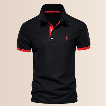 Charly | Men's Polo Shirt with Contrasting Trim