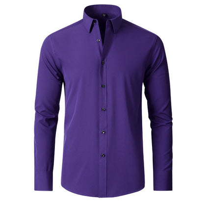Charly | Men's Stretch Dress Shirt - Wrinkle-Resistant
