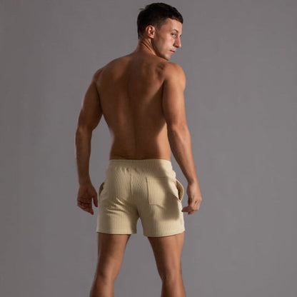Charly | Men's Striped Athletic Shorts with Drawstring
