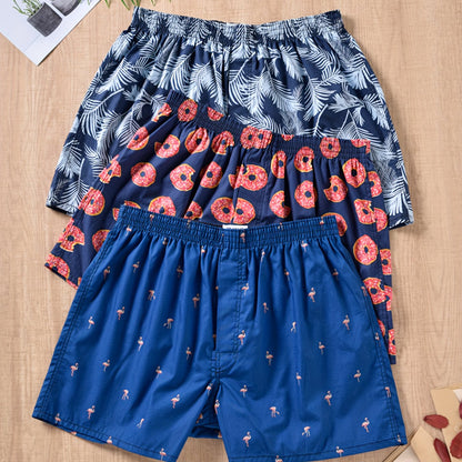 Charly | Men's Tropical Print Boxers (3-Pack)