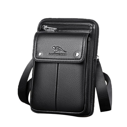 Charly | Men's Vertical Crossbody Bag with Front Pocket