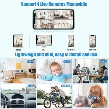 Charly | Mini wireless magnetic camera with audio and video live stream
