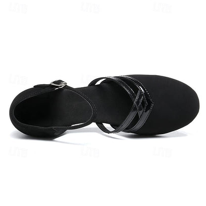 Charly | Modern Dance Shoes for Women Black High-Quality Suede