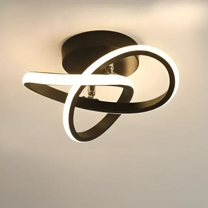 Charly | Modern LED Ceiling Lamp - Double Ring Design