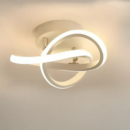 Charly | Modern LED Ceiling Lamp - Double Ring Design