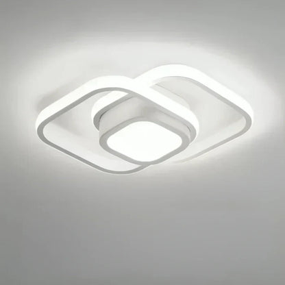 Charly | Modern LED Ceiling Lamp - Double Ring Design