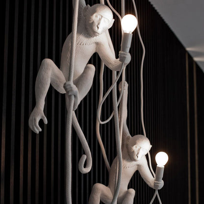 Charly | Monkey Pendant Light | Sculptural Design Object
