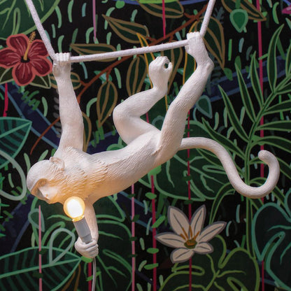 Charly | Monkey Pendant Light | Sculptural Design Object