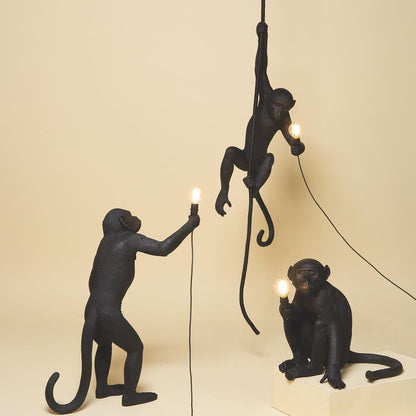 Charly | Monkey Pendant Light | Sculptural Design Object