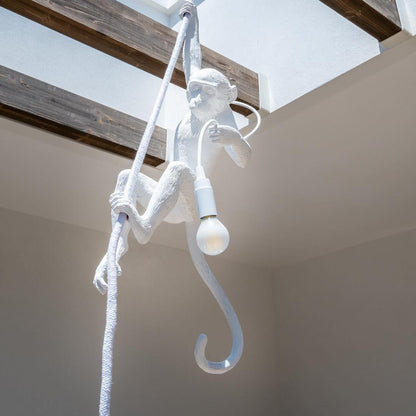 Charly | Monkey Pendant Light | Sculptural Design Object