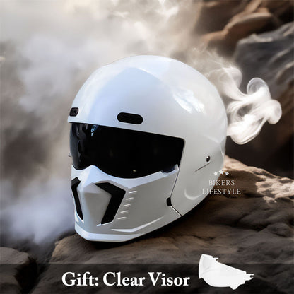 Charly | Motorcycle Helmet Full Face Modular Matte Black
