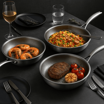 Charly | PREMIUM PAN - High quality titanium pan without coating for all cooktops