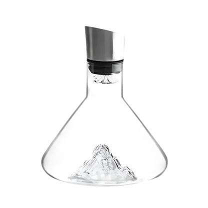 Charly | Premium Wine Decanter | Lead-Free Crystal with Rapid Aeration & Filtration for Enhanced Tasting Experience