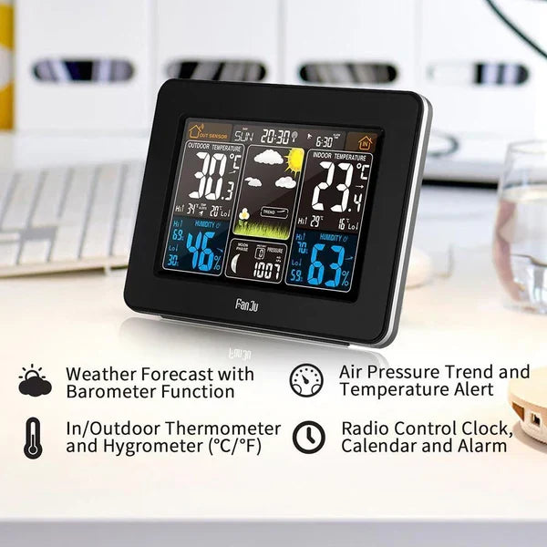 Charly | Premium Wireless Home Weather Station – Accurate Indoor and Outdoor Monitoring
