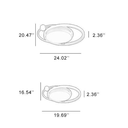 Charly | Round LED Ceiling Light | Nordic Minimal Design