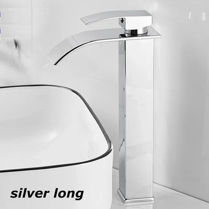 Charly Sink Mixer Aqualis Noir | Stainless Steel | Hot & Cold Water | For Bathroom & Guest Toilet