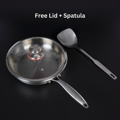 Charly | Titanium Frying Pan | Non-Toxic, Naturally Non-Stick & Ideal for Healthy Cooking