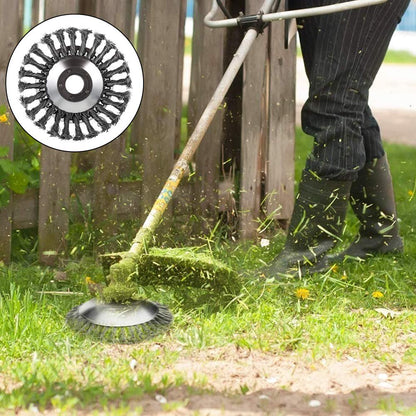 Charly | Trimmer Weed Brush | Twisted Wire Head for Grass & Weeds