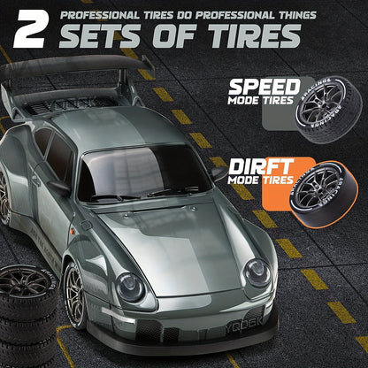 Charly | Ultimate 1:24 RC Drift Car with LED Wheels – Rechargeable 4WD Racing Toy