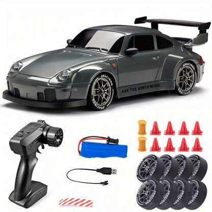 Charly | Ultimate 1:24 RC Drift Car with LED Wheels – Rechargeable 4WD Racing Toy