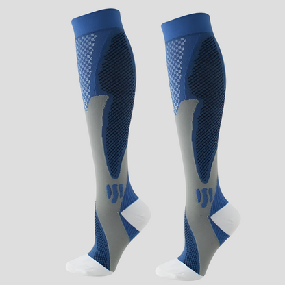 Charly | Unisex Compression Knee High Socks with Textured Accents