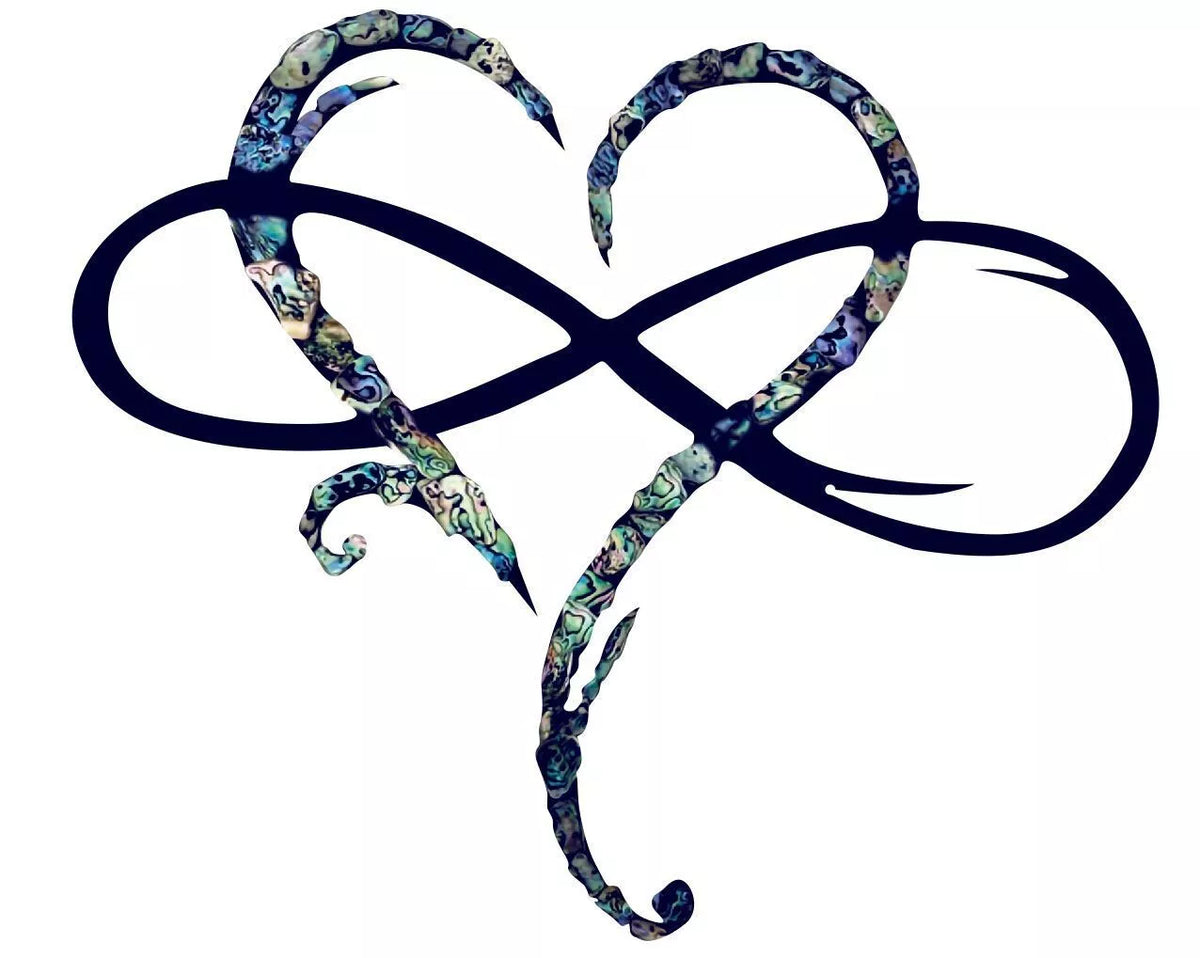 Charly | Wall Decoration Heart with Infinity Symbol
