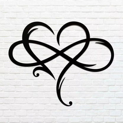 Charly | Wall Decoration Heart with Infinity Symbol