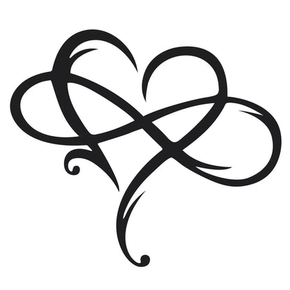 Charly | Wall Decoration Heart with Infinity Symbol