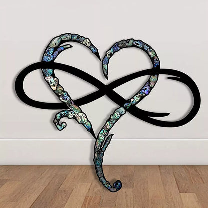 Charly | Wall Decoration Heart with Infinity Symbol