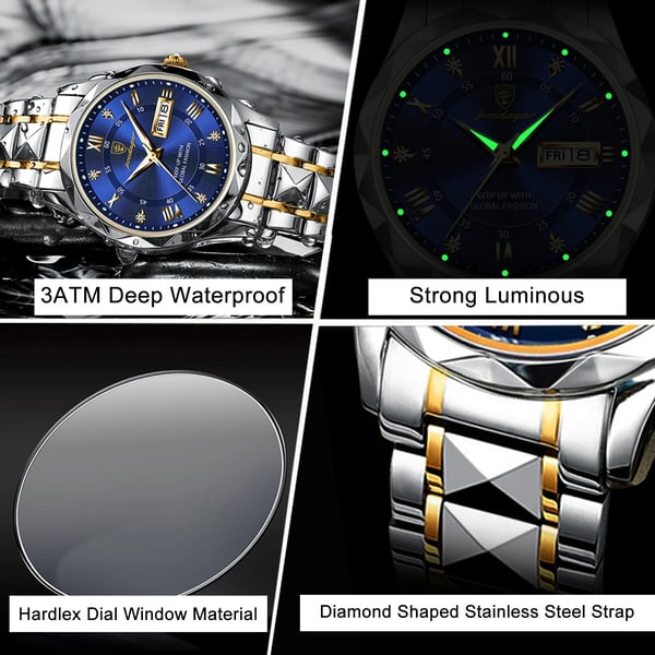 Charly | Waterproof Luxury Men's Wristwatch by the Top Brand with Luminous Function