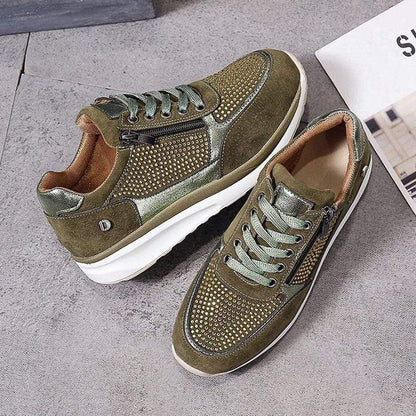 Charly | Women's Casual Bunion Relief Sneakers with Side Zip