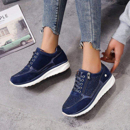 Charly | Women's Casual Bunion Relief Sneakers with Side Zip
