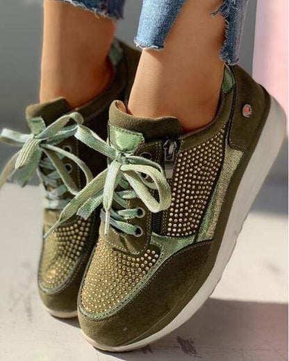 Charly | Women's Casual Bunion Relief Sneakers with Side Zip