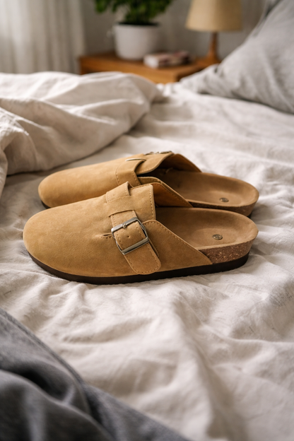 Charly Women's Clogs Buckle Design Slippers
