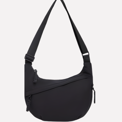 Charly | Women's Crescent Shoulder Bag with Braided Detail
