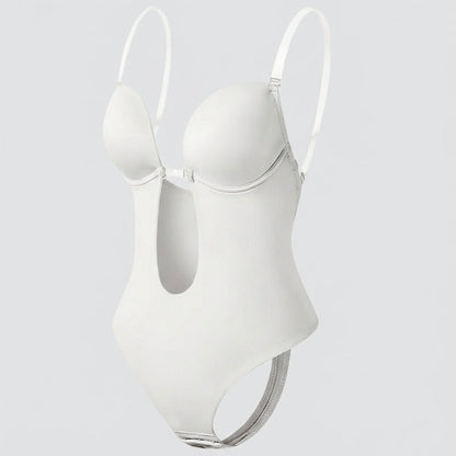 Charly | Women's Deep Plunge Backless Bodysuit Shaper