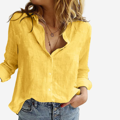 Charly | Women's Long Sleeve Button-Up Blouse