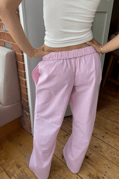 Charly | Women's Lounge Pants with Pinstripe Design