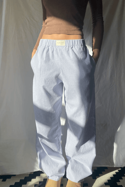 Charly | Women's Lounge Pants with Pinstripe Design