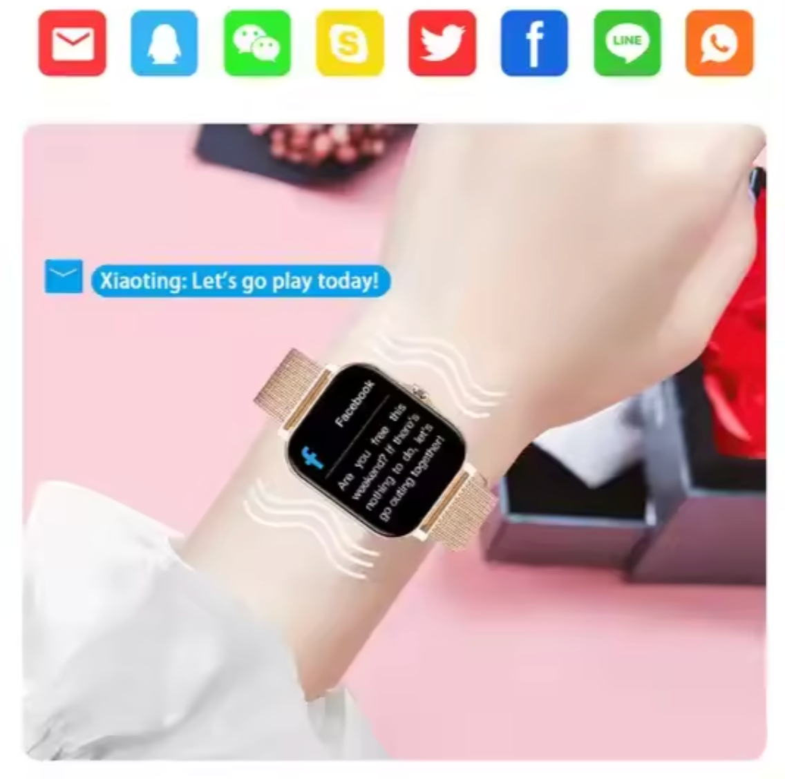 Charly | Women's Smartwatch with Fitness Tracking