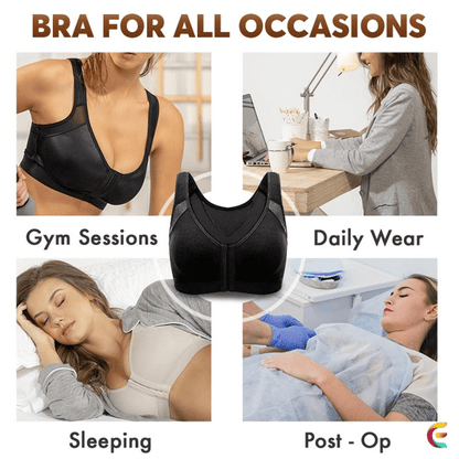 Charly | Women's Sport Bra Front Closure
